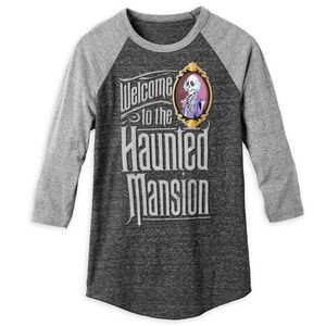 DISNEY PARKS HAUNTED MANSION RAGLAN SLEEVE TSHIRT XXL